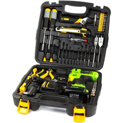 Fieldmann - Wiertarko-wkrętarka akumulatorowa z akcesoriami, 12 V, 1300 mAh