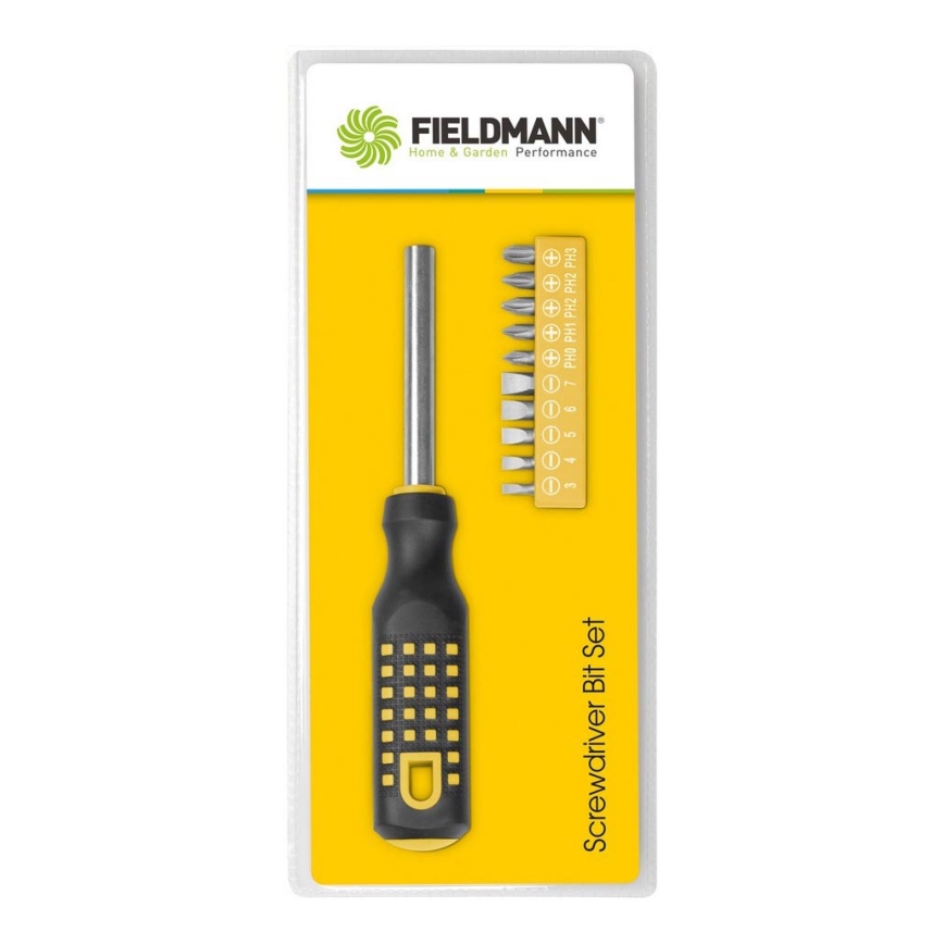 Fieldmann - Wkrętak + bity 11 szt.