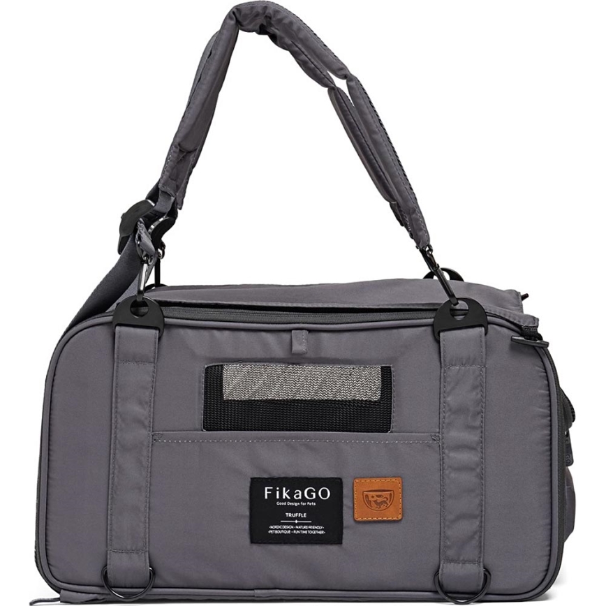 Fikago - Torba podróżna dla psów i kotów TRUFFLE Grey