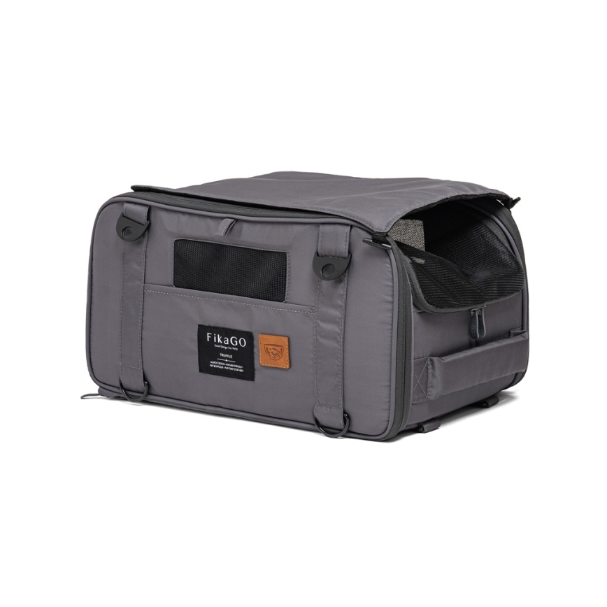 Fikago - Torba podróżna dla psów i kotów TRUFFLE Grey