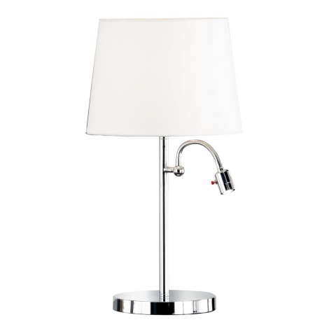Fischer & Honsel 51412 - LED Lampa stołowa LEBON 1xE27/40W/230V 1xLED/2W/230V