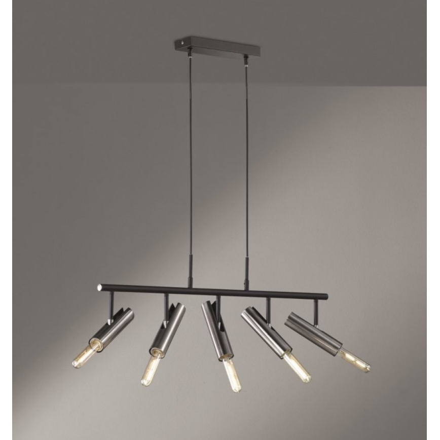 Fischer & Honsel 60369 - Żyrandol na lince DEAN 5xE27/25W/230V