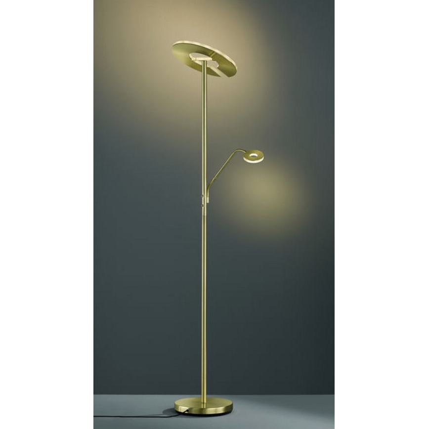Fischer & Honsel - LED Ściemniana lampa podłogowa DENT 1×LED/30W/230V + 1xLED/6W