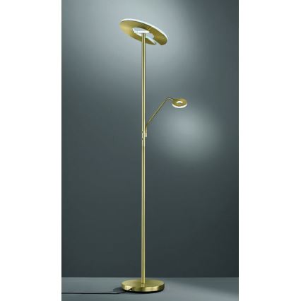 Fischer & Honsel - LED Ściemniana lampa podłogowa DENT 1×LED/30W/230V + 1xLED/6W