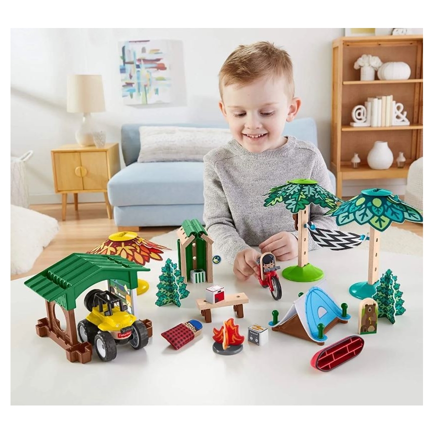 Fisher-Price - Zestaw do budowania dla dzieci Wonder Makers Camping