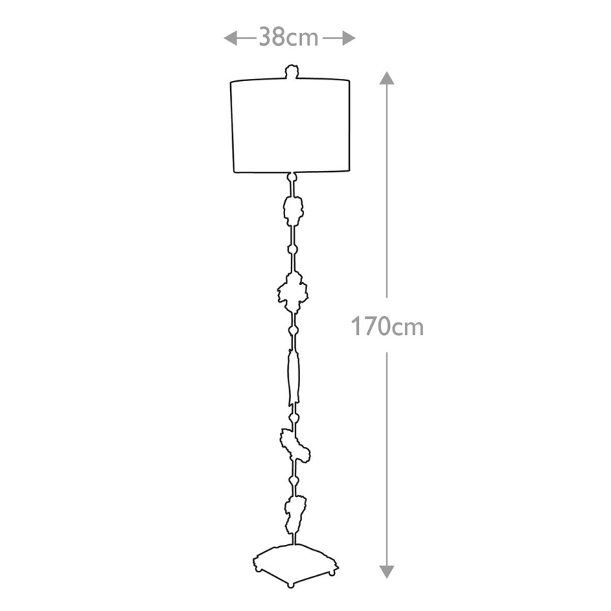 Flambeau - Lampa podłogowa FRAGMENT 1xE27/60W/230V