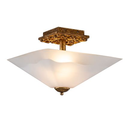 Flambeau STAR-F-S-DG - Lampa sufitowa STAR 2xE27/40W/230V miedziana