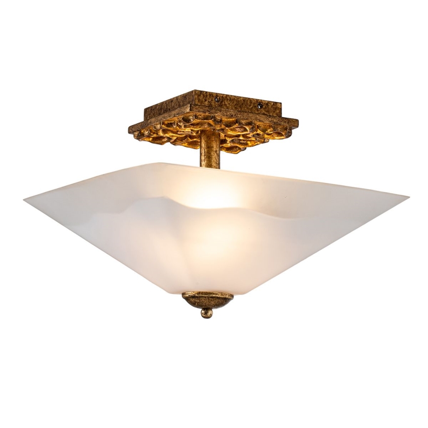 Flambeau STAR-F-S-DG - Lampa sufitowa STAR 2xE27/40W/230V miedziana