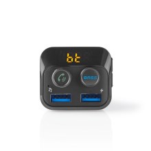 FM Nadajnik samochodowy Bluetooth/MP3/2xUSB