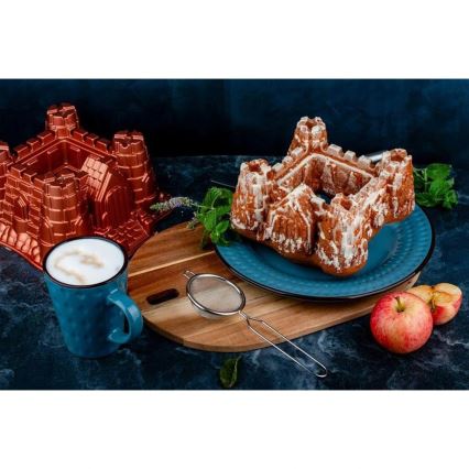 Forma do babki KITCHISIMO zamek/miedziana