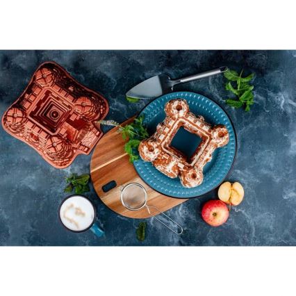 Forma do babki KITCHISIMO zamek/miedziana