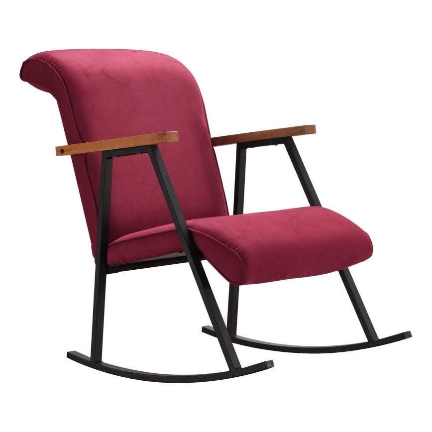 Fotel bujany LUNI czerwony