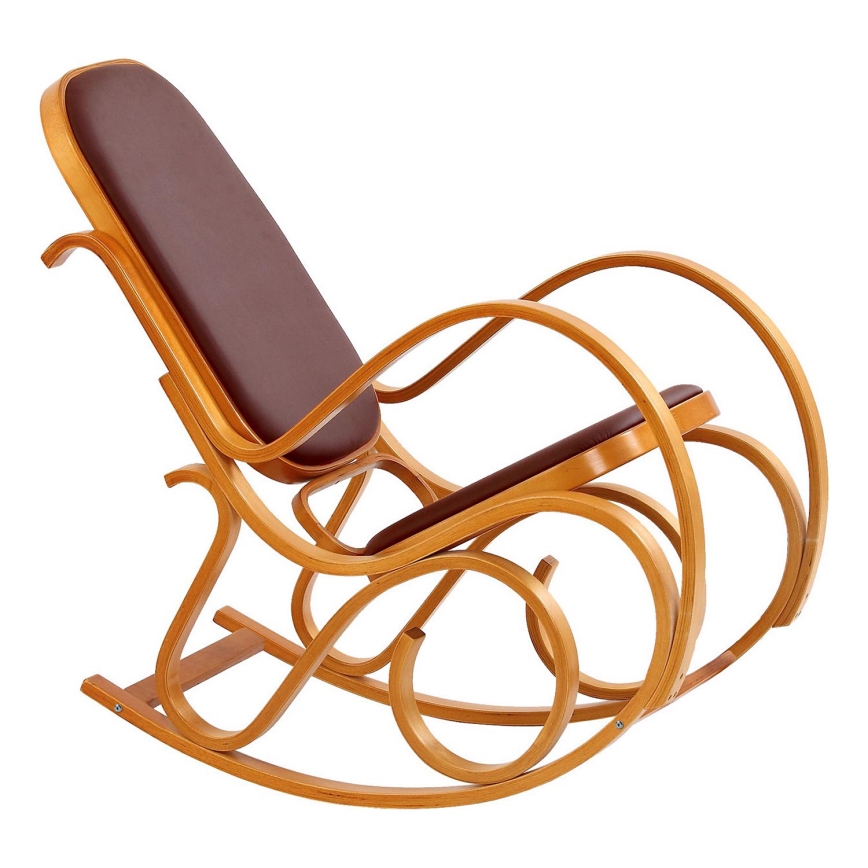 Fotel bujany MAX BIS 95x52 cm brązowy