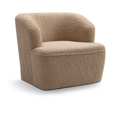 Fotel designerski ESTRELA beżowy