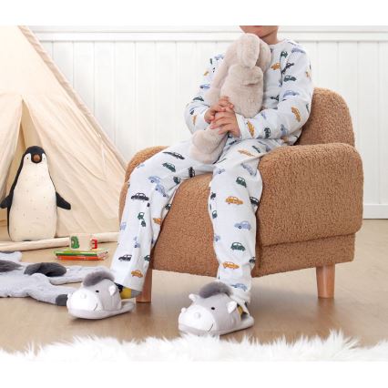 Fotel dziecięcy LORY brązowy