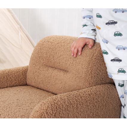 Fotel dziecięcy LORY brązowy