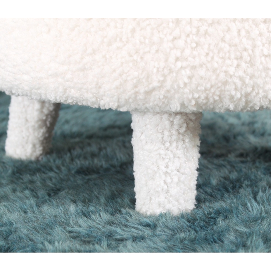 Fotel dziecięcy PIXI, śr. 46 cm, biały