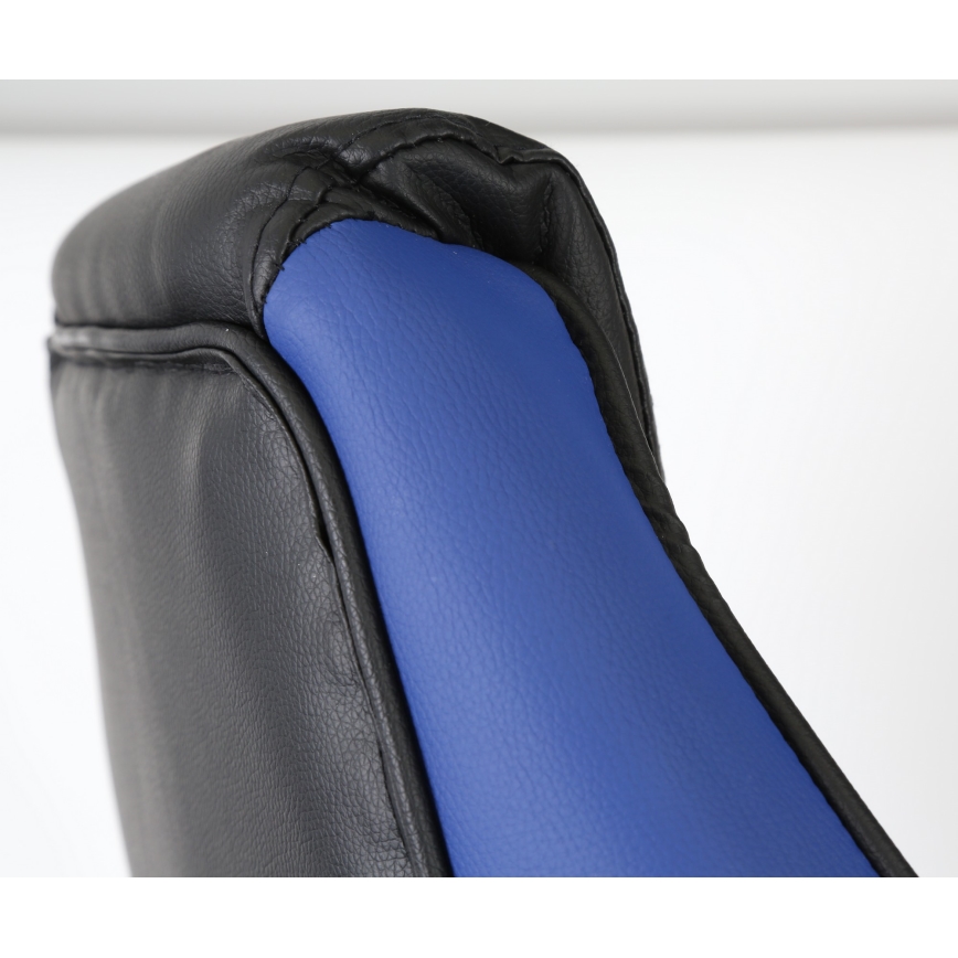 Fotel gamingowy VARR Indianapolis czarny/niebieski