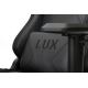 Fotel gamingowy VARR Lux z podświetleniem LED RGB + zdalne sterowanie, czarny