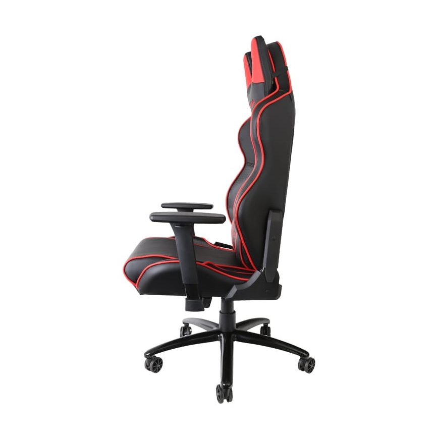 Fotel gamingowy VARR Monza czarny/czerwony