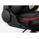 Fotel gamingowy VARR Silverstone czarno/czerwony
