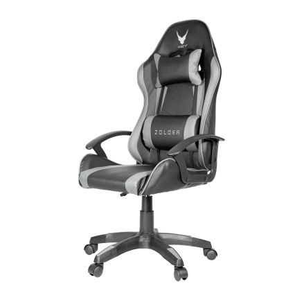 Fotel gamingowy VARR Zolder czarny/szary