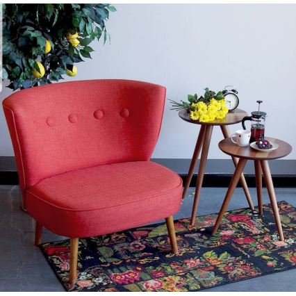 Fotel JENI czerwony