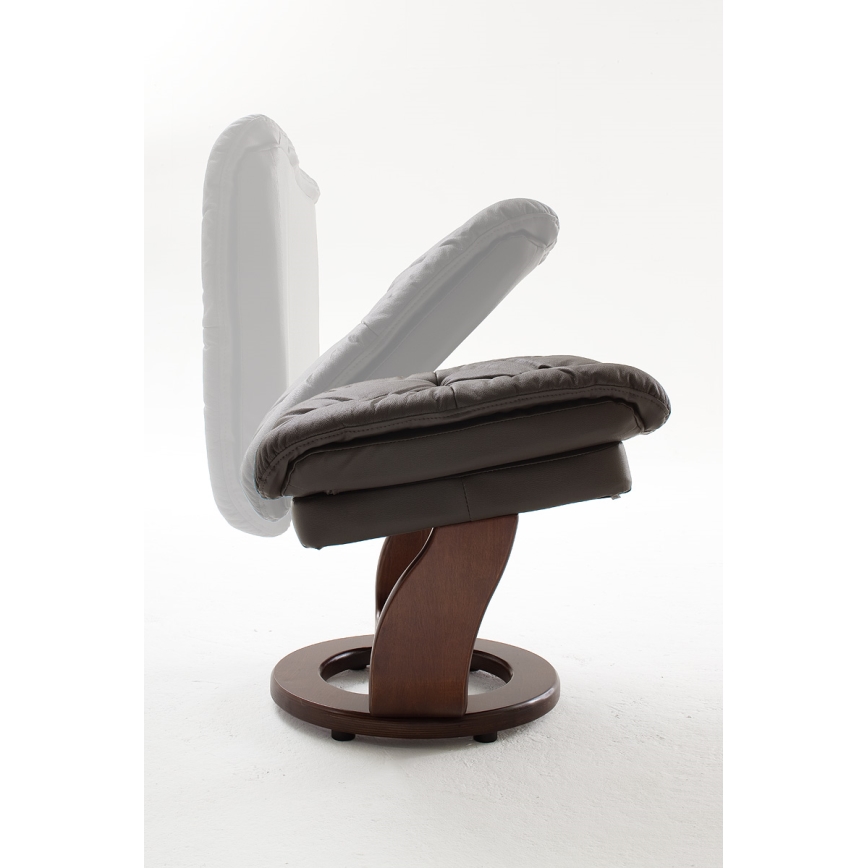 Fotel regulowany HABI brązowy/orzech