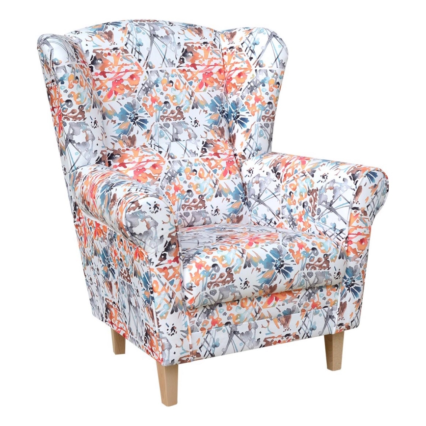 Fotel uszak GALA wielobarwny