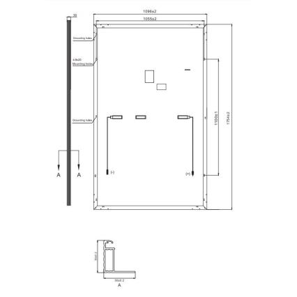 Fotowoltaiczny panel solarny RISEN 400Wp czarna ramka IP68 Half Cut - paleta 36 szt.