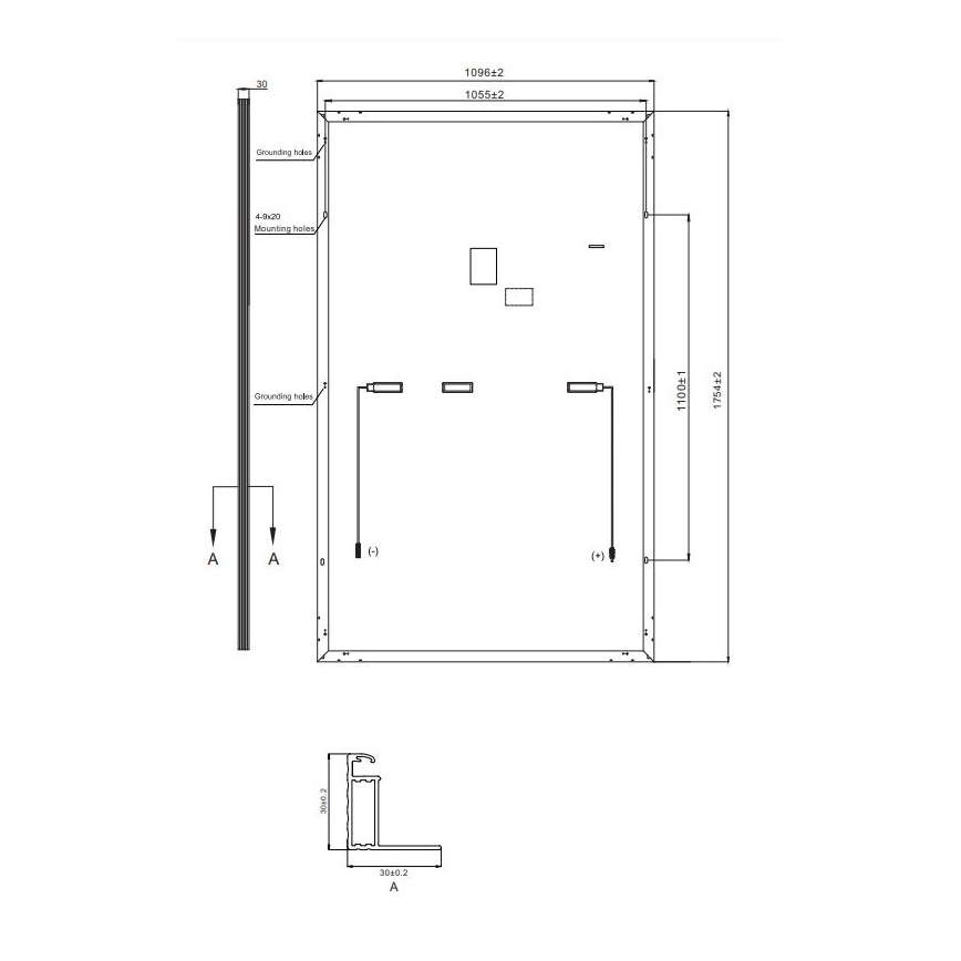 Fotowoltaiczny panel solarny RISEN 400Wp czarna ramka IP68 Half Cut - paleta 36 szt.