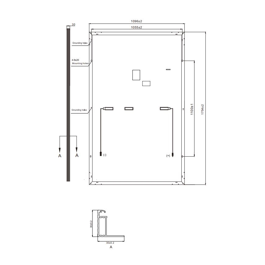 Fotowoltaiczny panel solarny RISEN 400Wp Full Black IP68 Half Cut - paleta 36 szt.