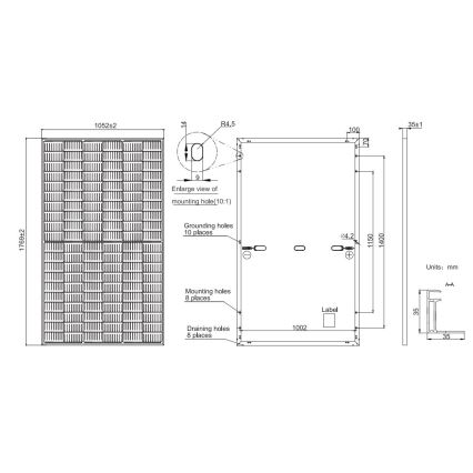 Fotowoltaniczny panel solarny JA SOLAR 380 Wp czarna rama IP68 Half Cut