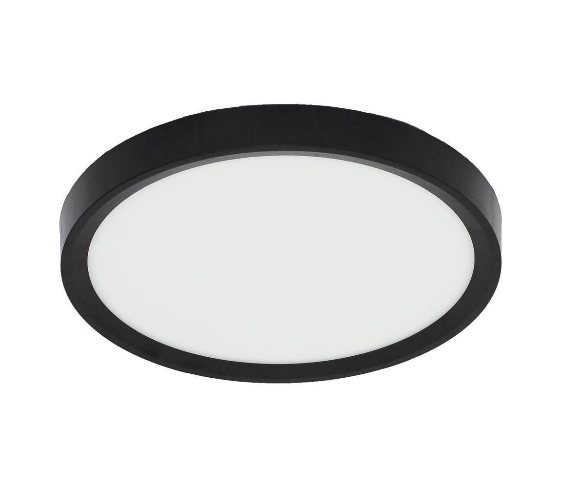 Fulgur 41811 - LED Plafon NOMY LED/18W/230V śr. 23 cm czarny