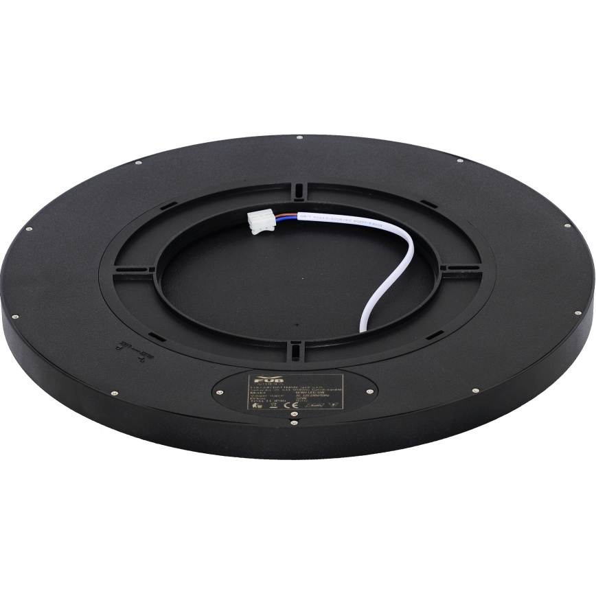 Fulgur 41813 - LED Plafon NOMY LED/32W/230V 3000/4000/6000K IP40 śr. 40 cm czarny