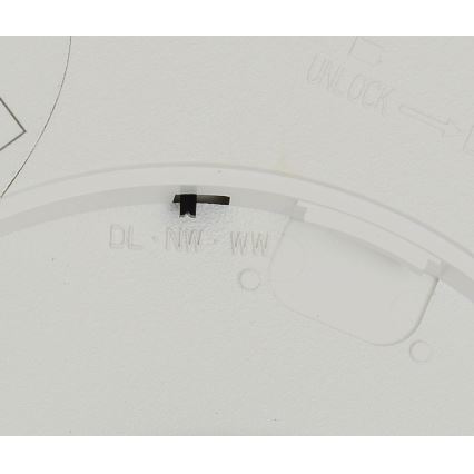 Fulgur 42361 - LED Plafon NOMY LED/24W/230V 3000/4000/6000K IP40 śr. 30 cm biały