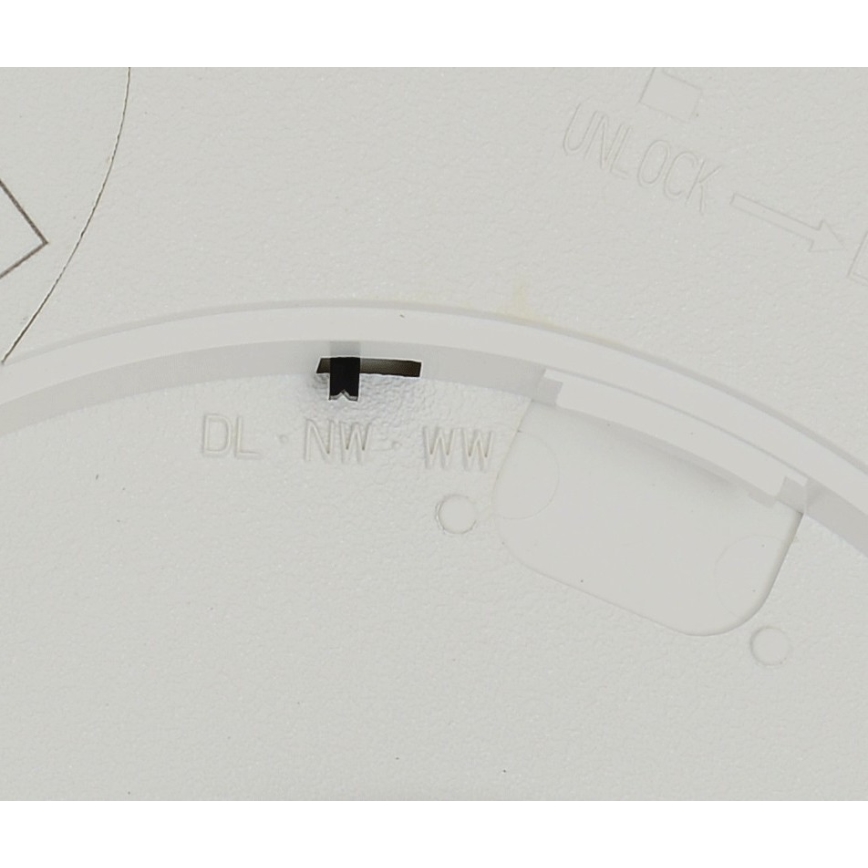 Fulgur 42361 - LED Plafon NOMY LED/24W/230V 3000/4000/6000K IP40 śr. 30 cm biały