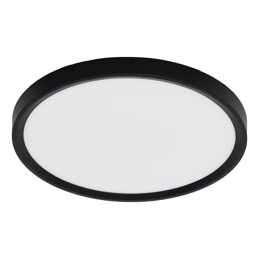 Fulgur 42362 - LED Plafon NOMY LED/24W/230V 3000/4000/6000K IP40 śr. 30 cm czarny