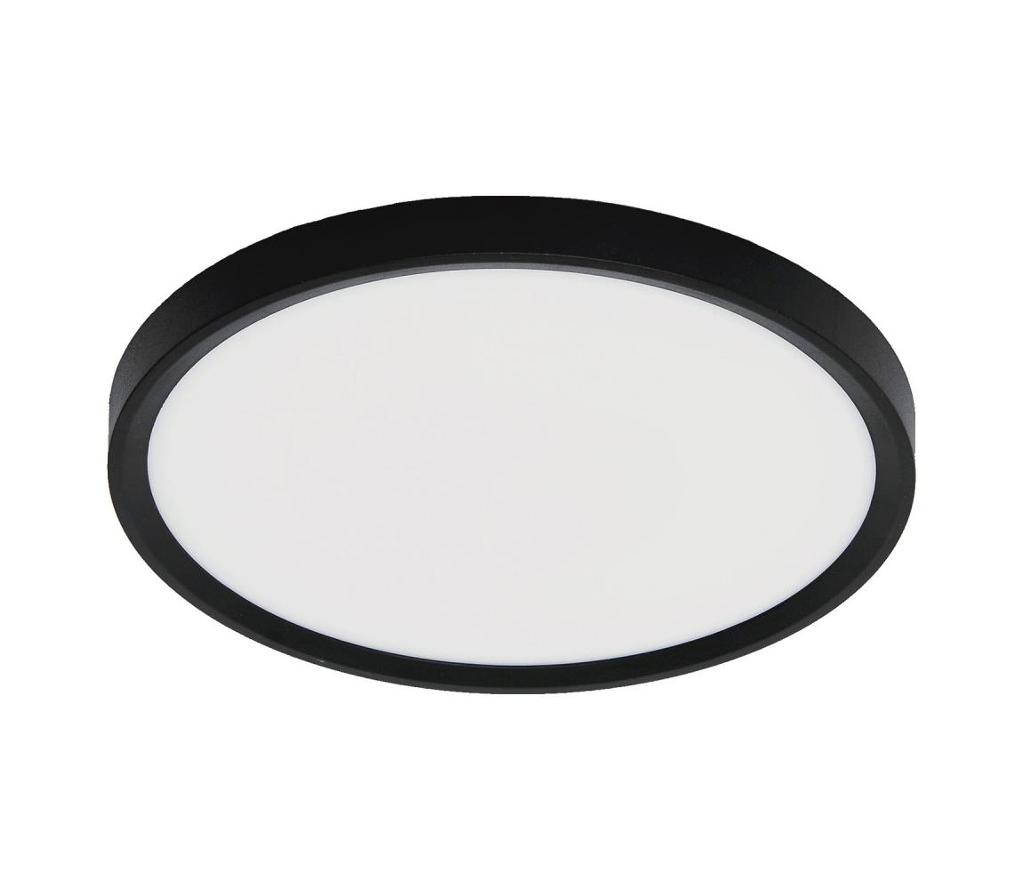 Fulgur 42362 - LED Plafon NOMY LED/24W/230V śr. 30 cm czarny