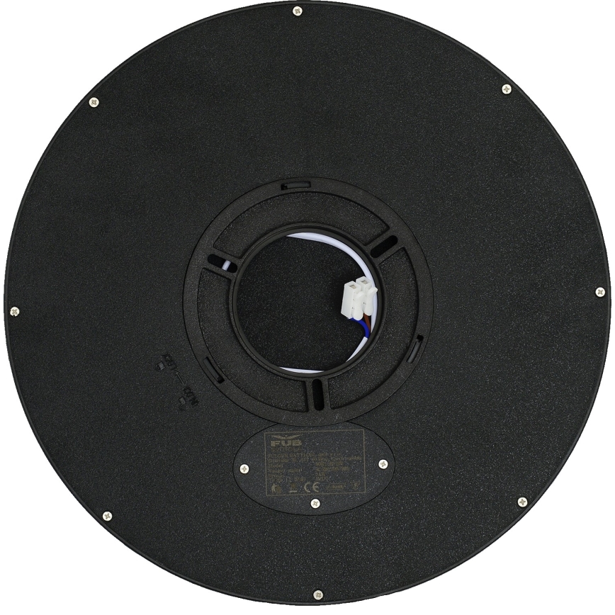 Fulgur 42362 - LED Plafon NOMY LED/24W/230V 3000/4000/6000K IP40 śr. 30 cm czarny