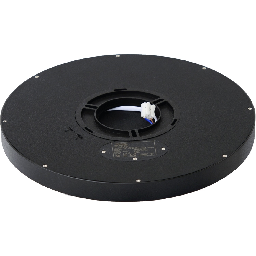Fulgur 42362 - LED Plafon NOMY LED/24W/230V 3000/4000/6000K IP40 śr. 30 cm czarny
