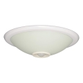 Fulgur s-22941 - Oprawa sufitowa z czujnikiem ruchu i zmierzchu DARINA 2xE27/40W/230V Ø 30 cm biała