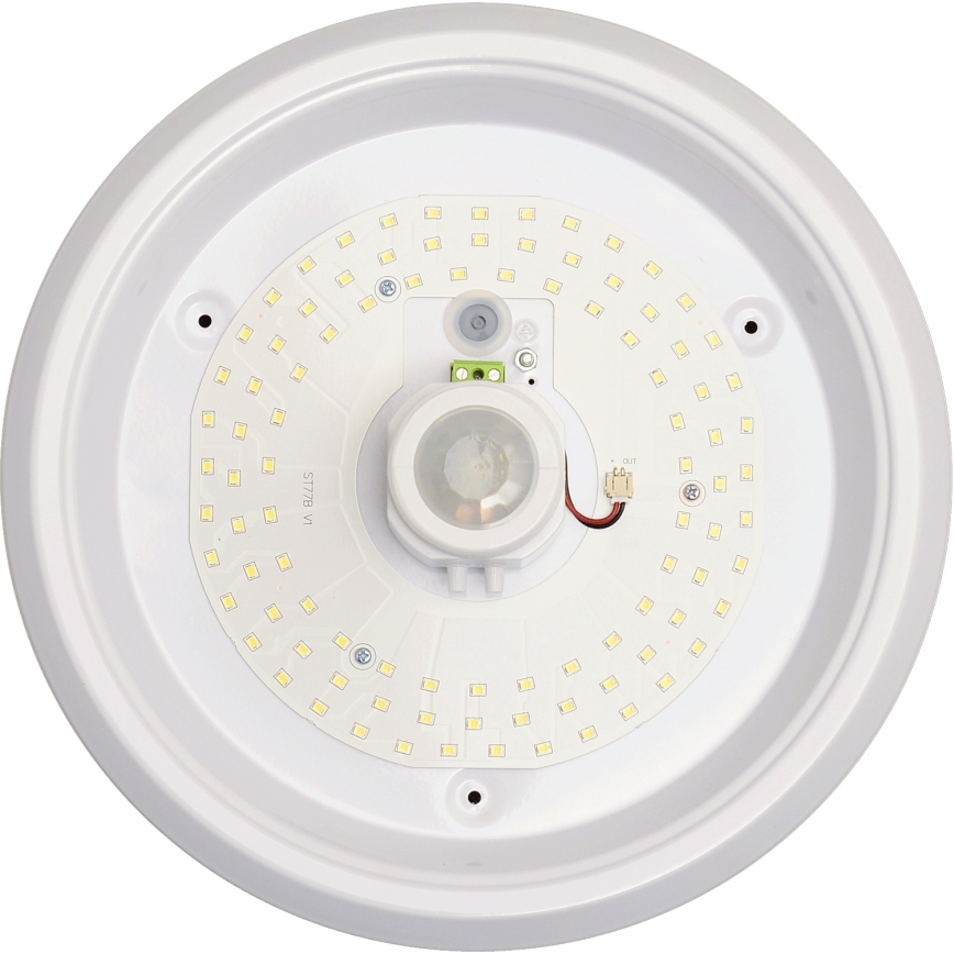 Fulgur s-39669 - Oprawa sufitowa LED z czujnikiem ruchu i zmierzchu DARINA LED/16W/230V śr. 29 cm