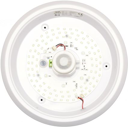 Fulgur s-39670 - Oprawa awaryjna LED z czujnikiem ruchu i zmierzchu DARINA LED/16W/230V śr. 29 cm