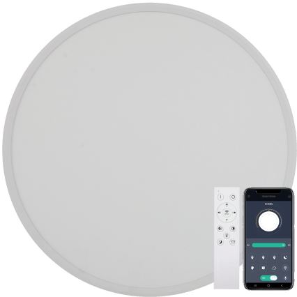 Fulgur s-43039 - LED ściemnialna oprawa sufitowa NOMY-RC LED/40W/230V 3000/4000/6500K Ø 50 cm IP40 biała + pilot zdalnego sterowania