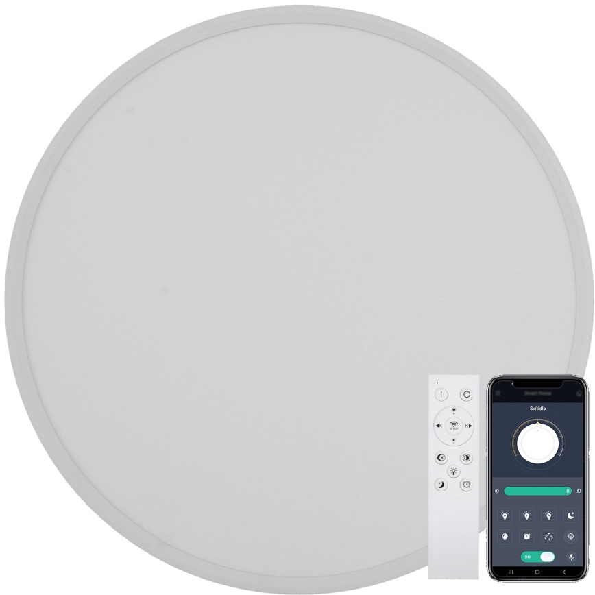 Fulgur s-43039 - LED ściemnialna oprawa sufitowa NOMY-RC LED/40W/230V 3000/4000/6500K Ø 50 cm IP40 biała + pilot zdalnego sterowania