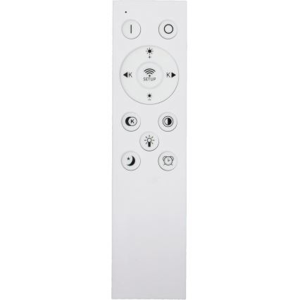 Fulgur s-43039 - LED ściemnialna oprawa sufitowa NOMY-RC LED/40W/230V 3000/4000/6500K Ø 50 cm IP40 biała + pilot zdalnego sterowania