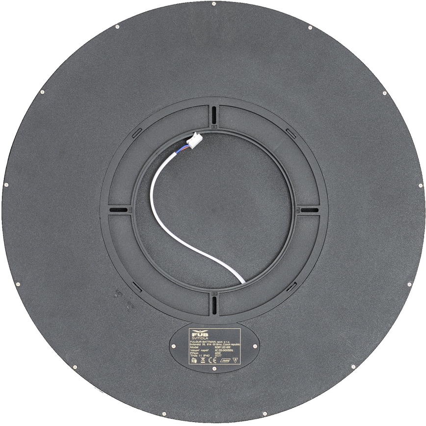 Fulgur s-43040 - LED Ściemnialna lampa sufitowa NOMY-RC LED/40W/230V 3000/4000/6500K śr. 50 cm IP40 czarna + pilot zdalnego sterowania