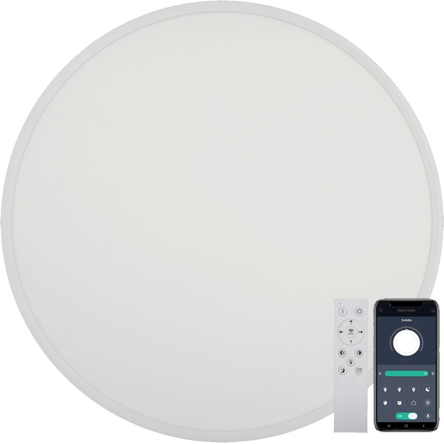 Fulgur s-43041 - Ściemnialna oprawa sufitowa LED NOMY-RC LED/50W/230V 3000/4000/6500K śr. 60 cm IP40 biała + pilot zdalnego sterowania