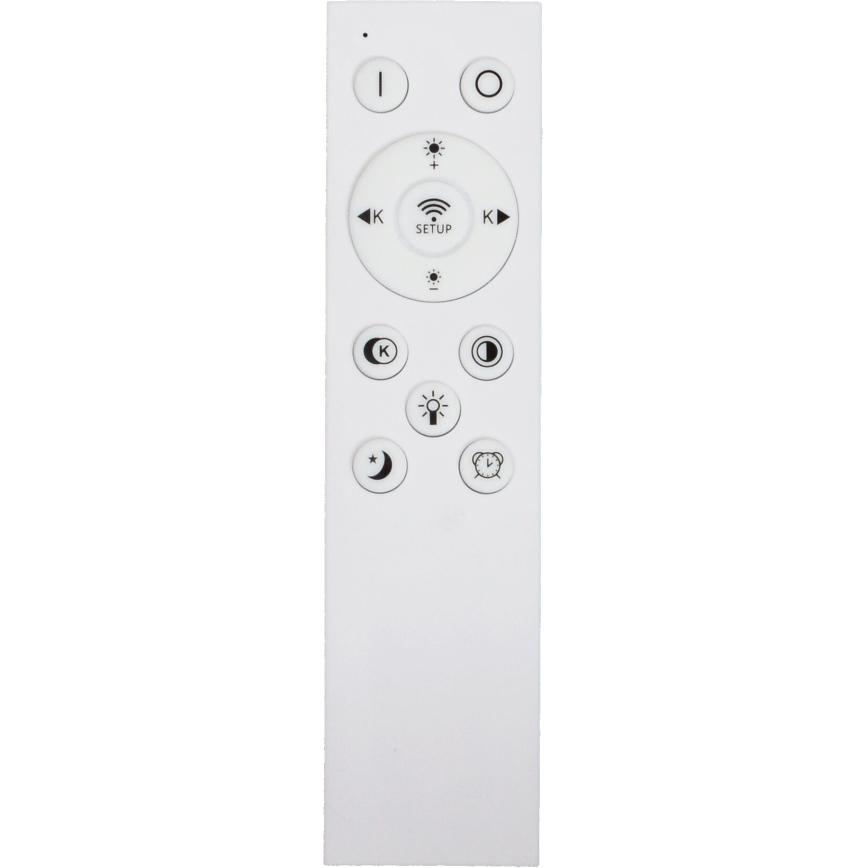 Fulgur s-43041 - Ściemnialna oprawa sufitowa LED NOMY-RC LED/50W/230V 3000/4000/6500K śr. 60 cm IP40 biała + pilot zdalnego sterowania